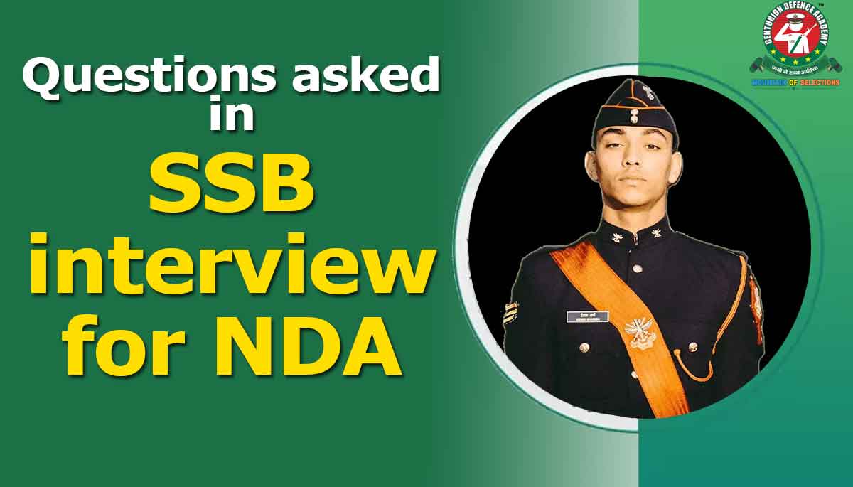 nda ssb interview questions
