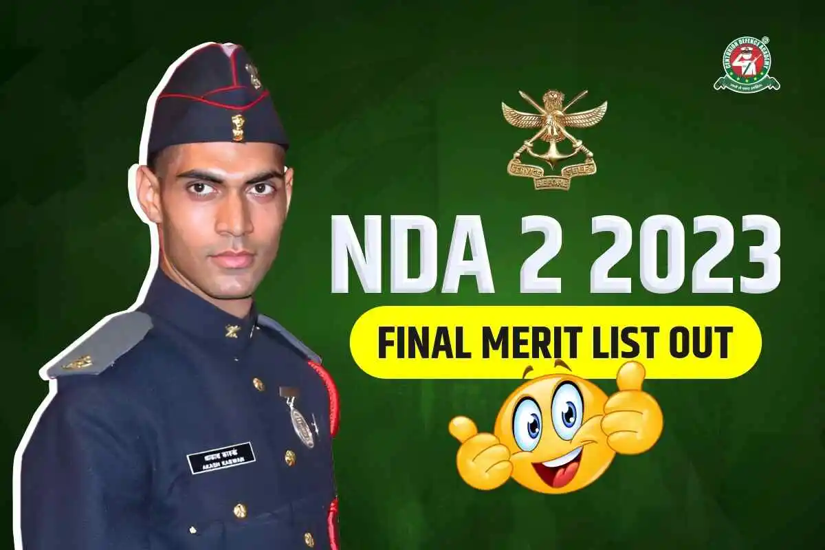 NDA 2023 Merit List