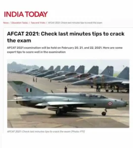 AFCAT 2021 Check the last minute tips to crack the exam