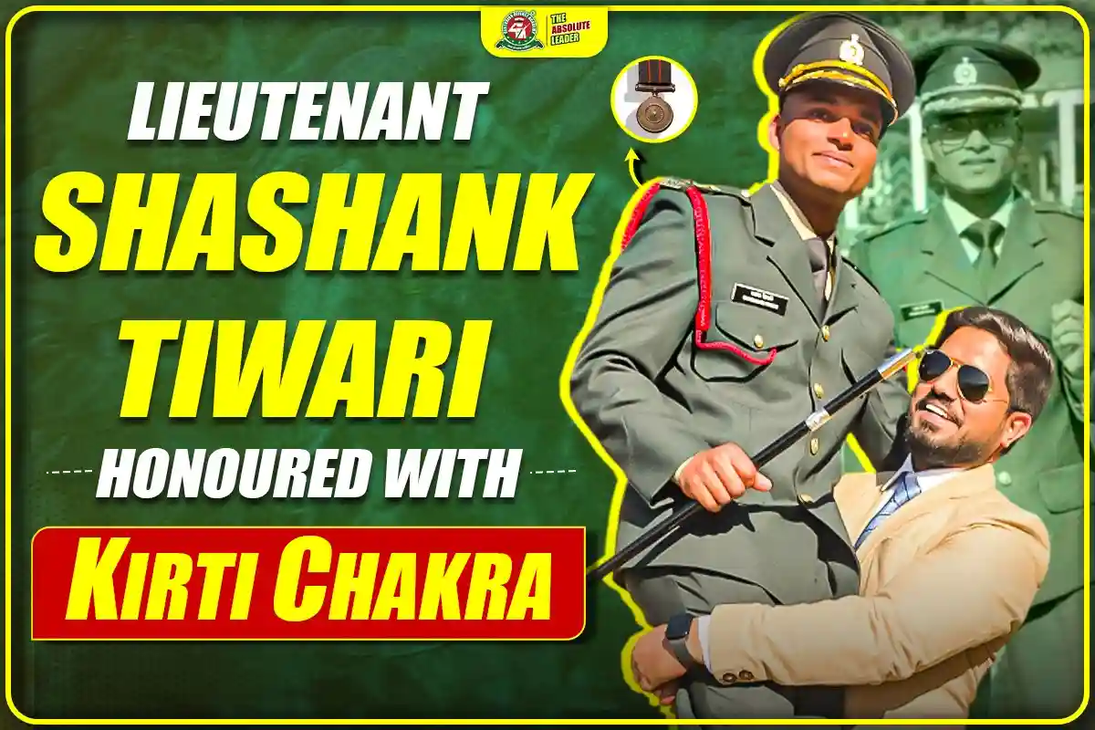 Shashank Tiwari Honoured with Kirti Chakra