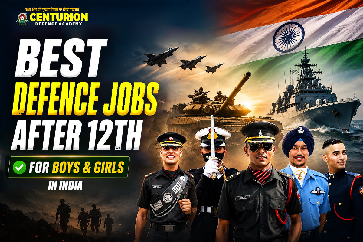 Best Defence jobs in india after 12th