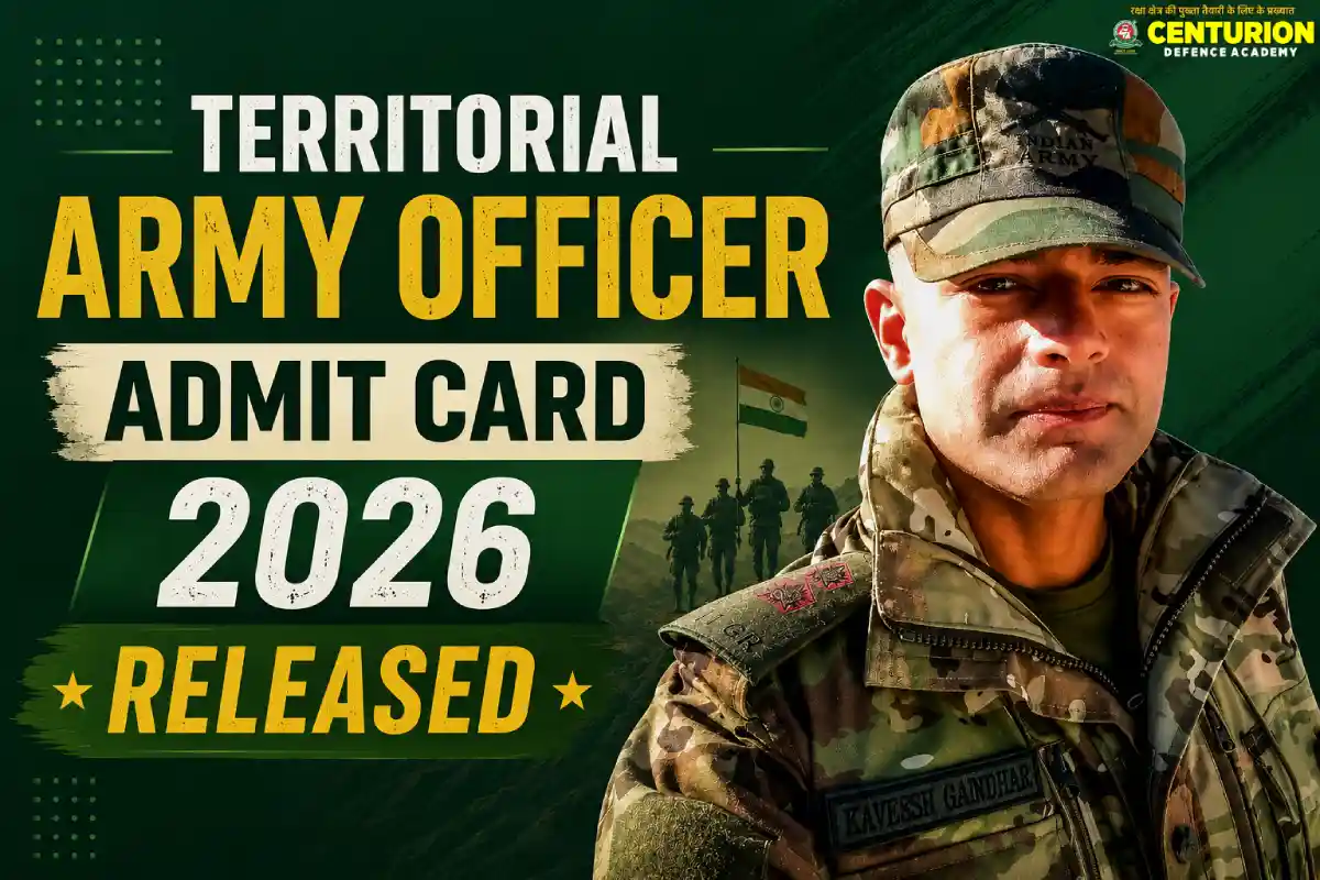 Territorial Army 2026 Admit Card