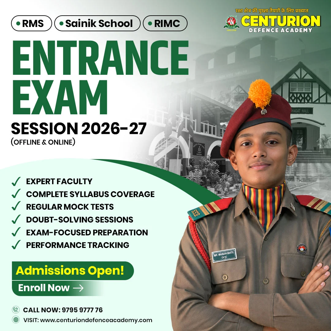 Sainik School, RIMC Coaching in India