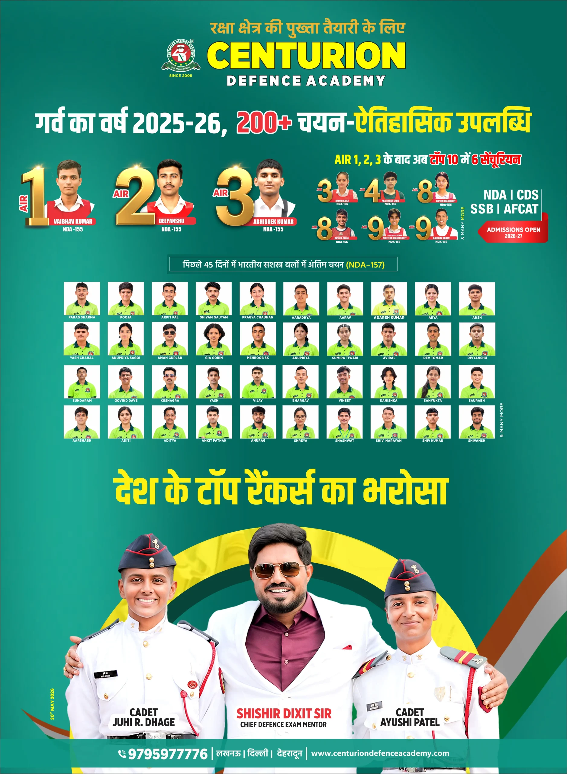 NDA 2 2026 Maths and GAT Answer Key (All Sets) - Centurion Defence Academy