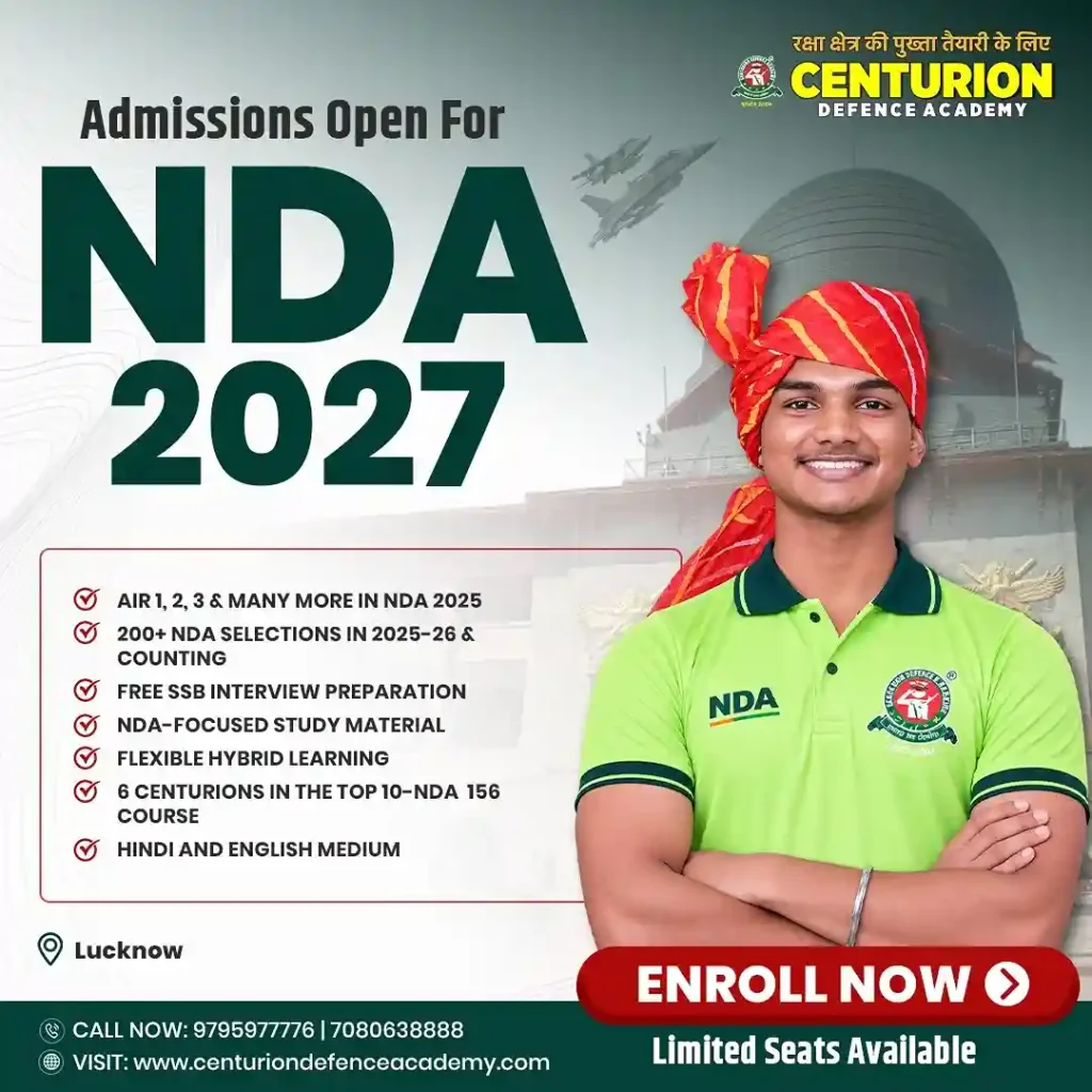 best nda coaching in Lucknow, india