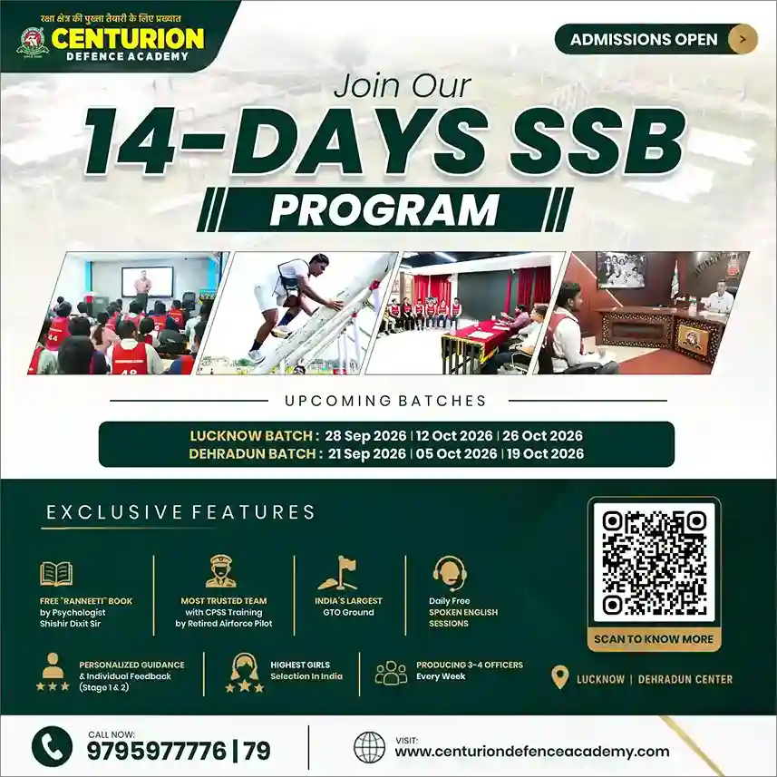14 Day SSB Coaching in India